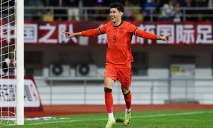 熊猫杯-拜合拉木双响 U22国足2-0完胜韩国暂列第一