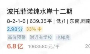 57万元/平方米！深圳一别墅被神秘富豪3.65亿元“捡漏”拍下，刷新全国纪录