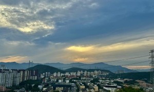 浪漫温馨!七夕限定版北京晚霞来了