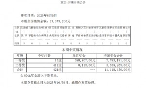 佐加顿斯造6倍冷平 足彩头奖开13注59.8万元